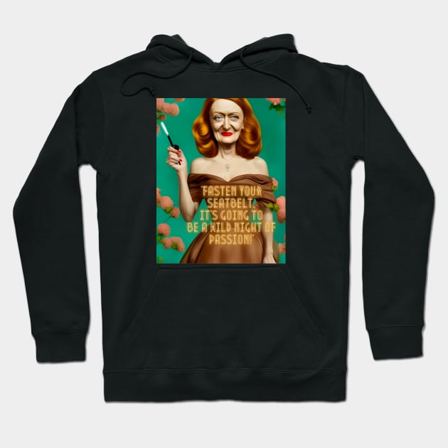 Cute Margo Bette Retro Hollywood Star Hoodie by TshirtLABS